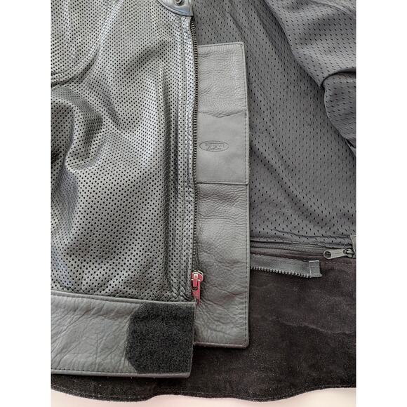 Women's Vanson Leather Jacket MK2 proPERF CSRV Sportrider Perforated Size 18 XXL - Picture 9 of 11